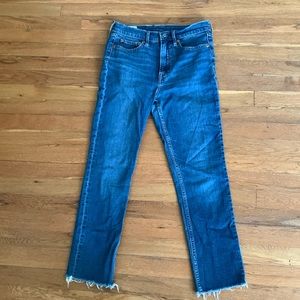 GAP Size 27/4R Vintage Slim High Rise Crop Jeans
